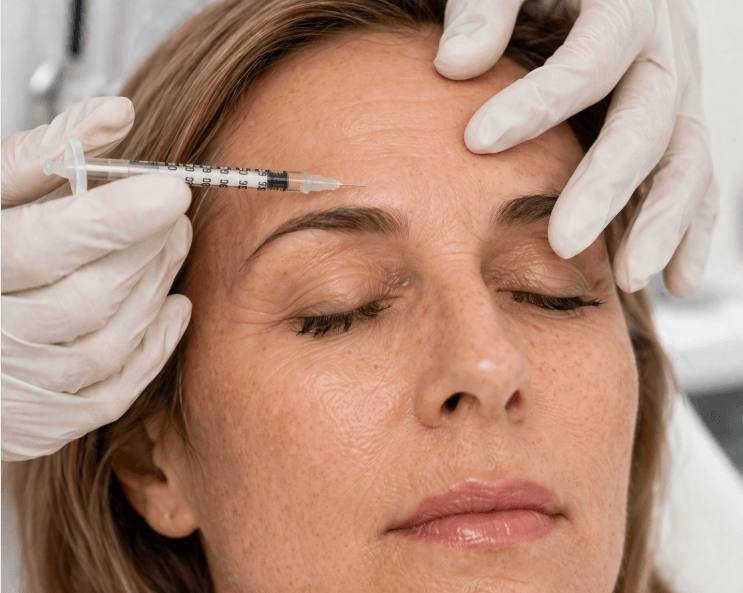 Botox injection treatment