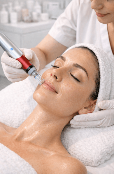 Facial treatment at Zorah Med spa