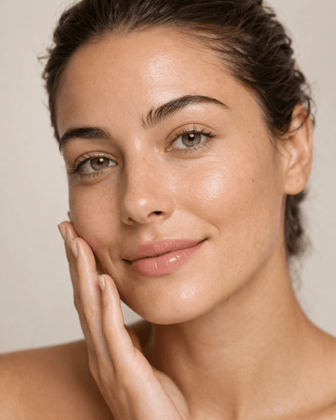 Glowing skin after facial at Zorah Med Spa