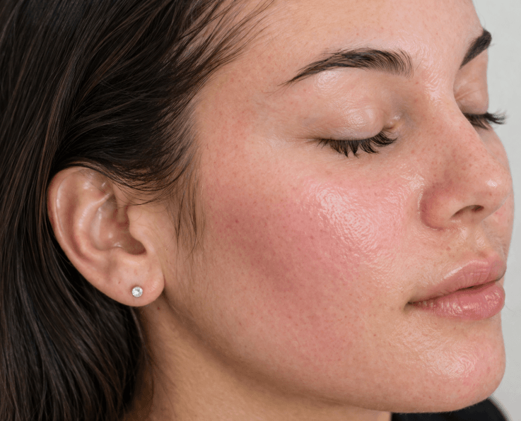 skin after laser treatment skin after laser treatment