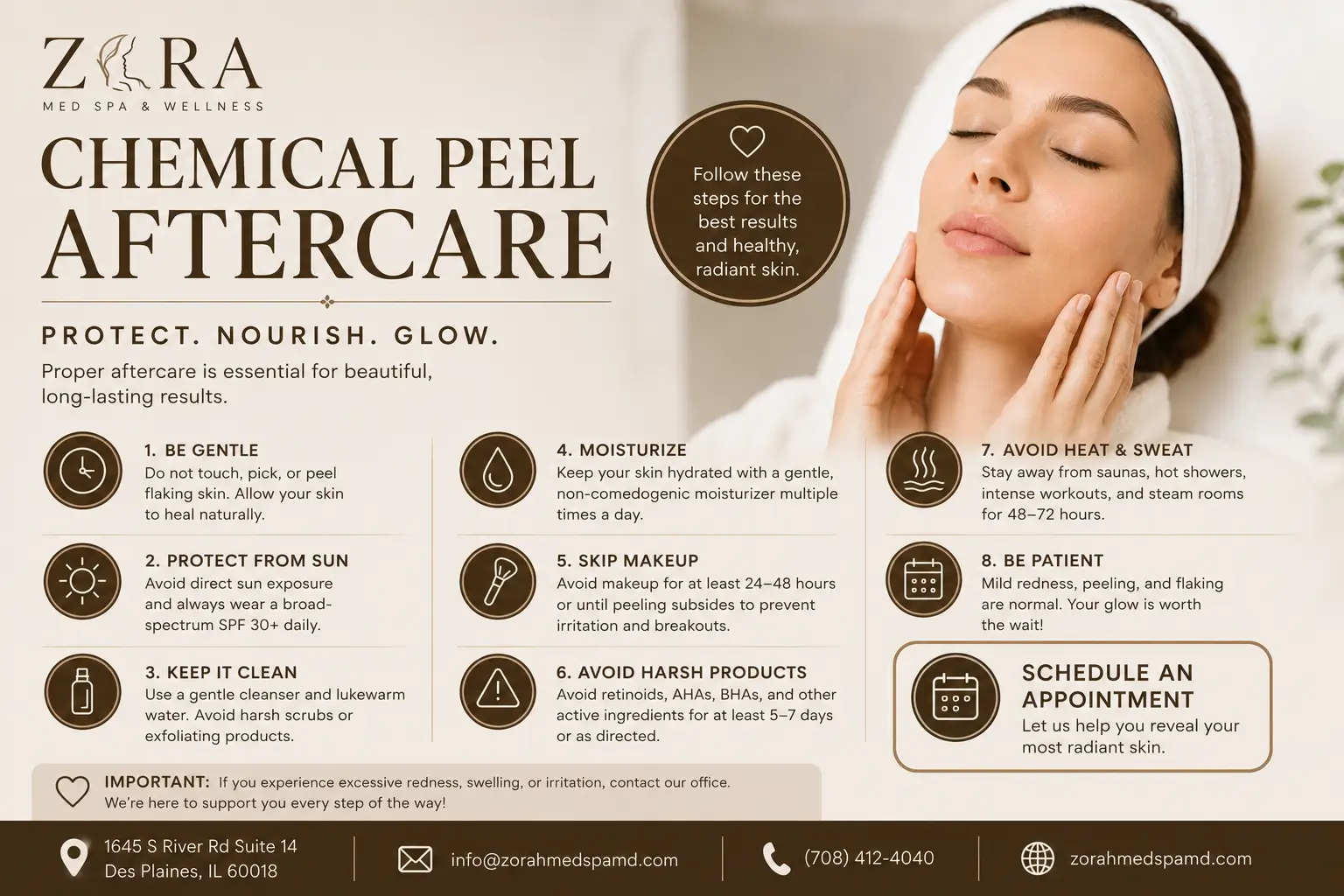 Chemical Peel Aftercare