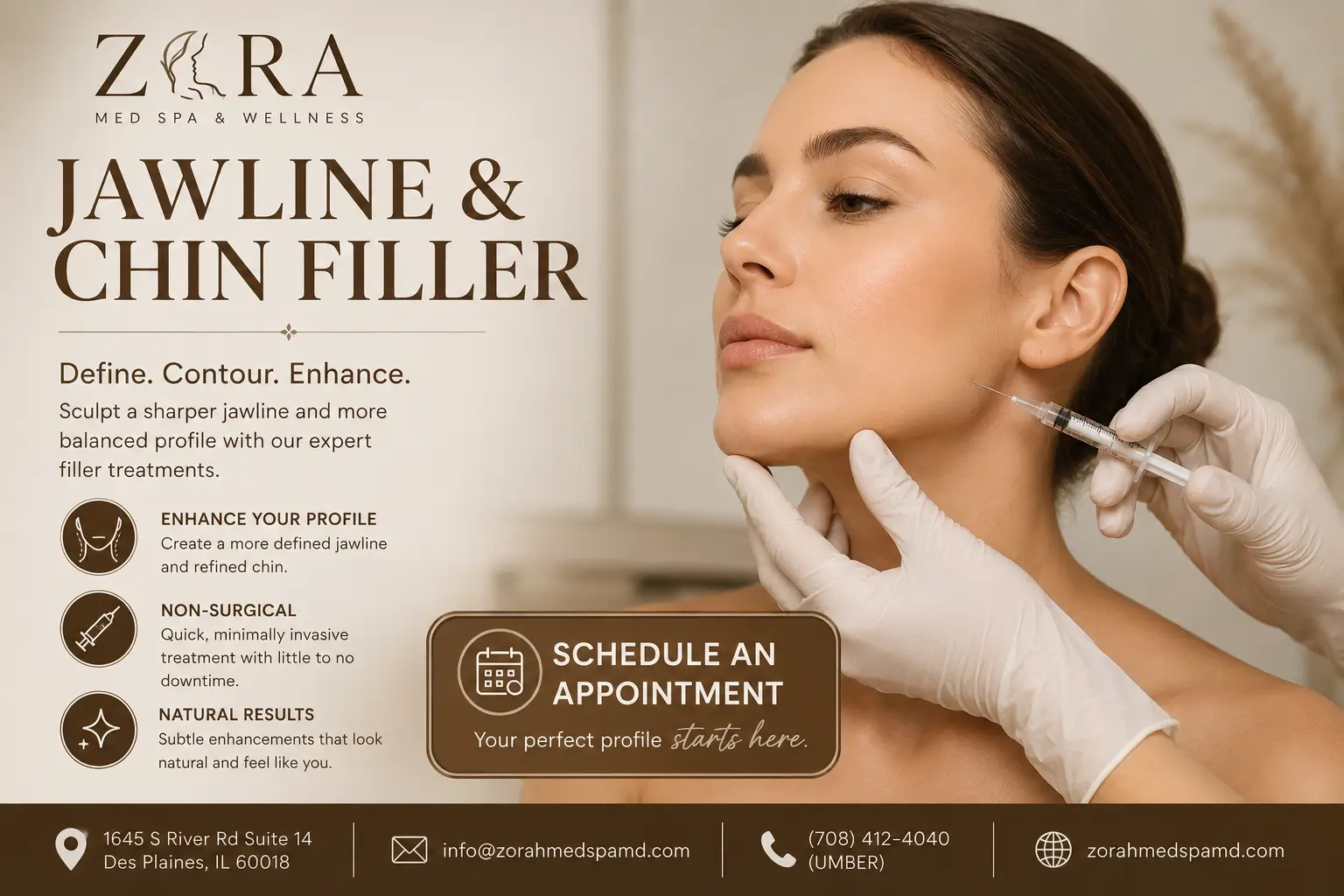 Jawline & Chin Filler in Des Plaines