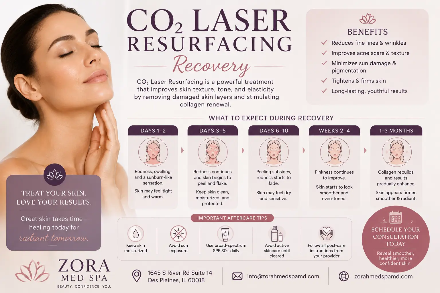 co2 laser recovery Des Plaines IL