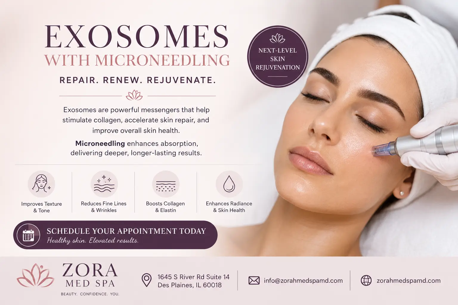 exosomes-with-microneedling