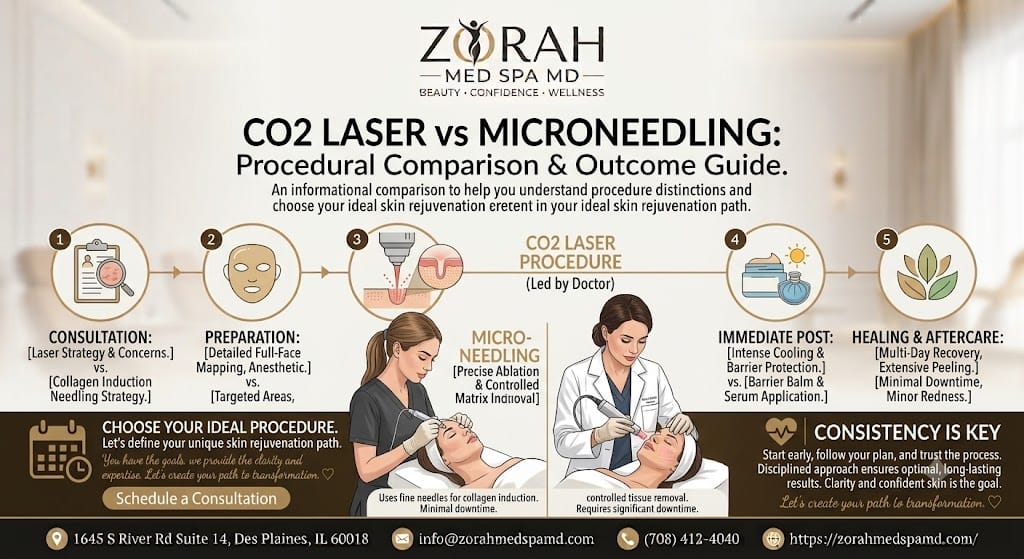 CO2 Laser vs Microneedling: Which Treatment Fits Your Skin Goals?