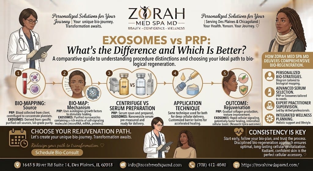Exosomes vs PRP: What's the Difference and Which Is Better?